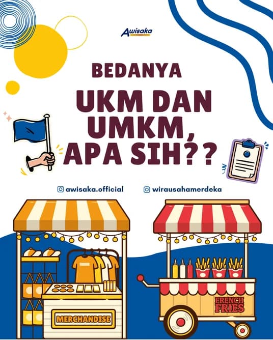 Konten edukasi “Bedanya UKM dan UMKM”