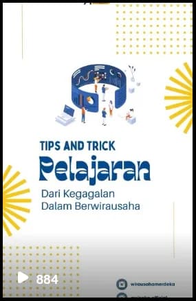 Video pelajaran dari kegagalan dalam berwirausaha — 884 tayangan